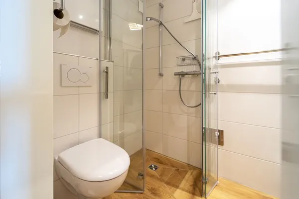 Meerblick am Delf – Badezimmer, Ferienwohnung in Bad Zwischenahn