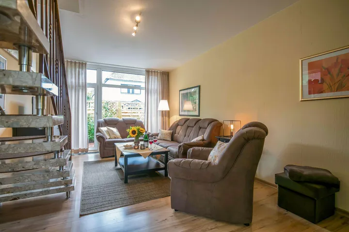 Bäke A – Wohnzimmer, Ferienwohnung in Bad Zwischenahn