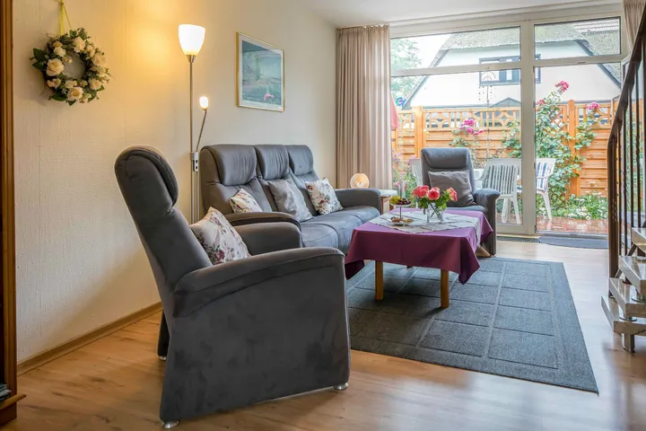 Bäke B – Wohnzimmer, Ferienwohnung in Bad Zwischenahn