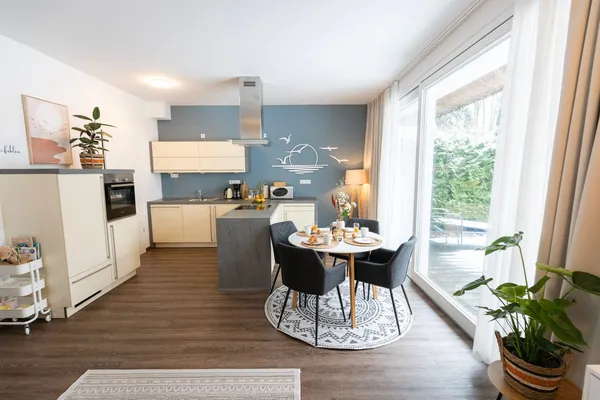 Nebelgruß – Wohnzimmer, Ferienwohnung in Bad Zwischenahn