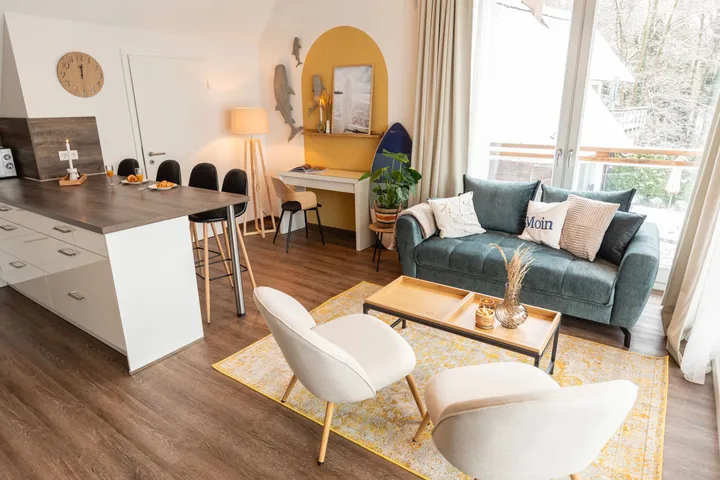 Wellenreiter – Wohnzimmer, Ferienwohnung in Bad Zwischenahn