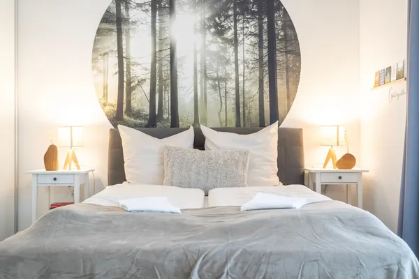 Naturwunder – Schlafzimmer, Ferienwohnung in Bad Zwischenahn