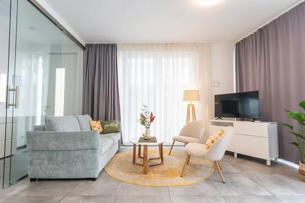 Haus Erde – Wohnzimmer, Ferienwohnung in Bad Zwischenahn