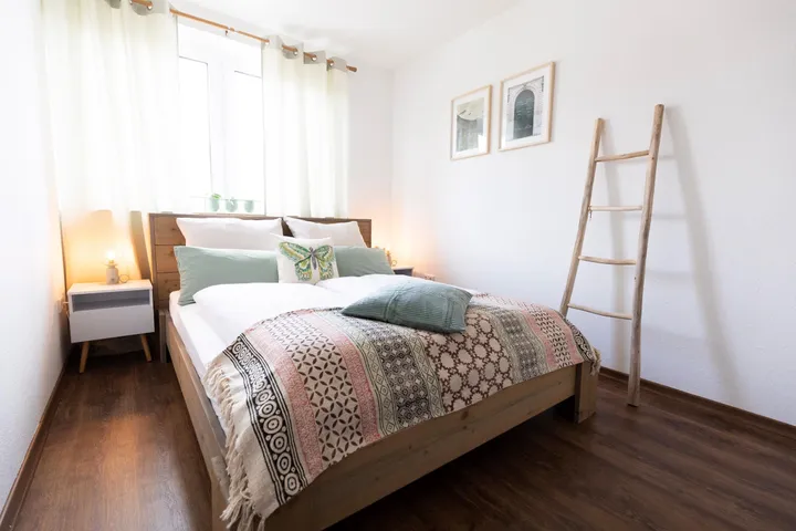Penthouse – Schlafzimmer, Ferienwohnung in Bad Zwischenahn