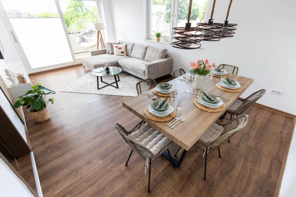 Penthouse – Wohnzimmer, Ferienwohnung in Bad Zwischenahn