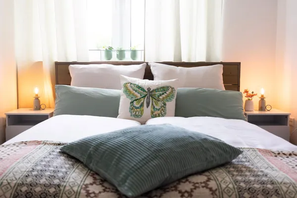 Penthouse – Schlafzimmer, Ferienwohnung in Bad Zwischenahn