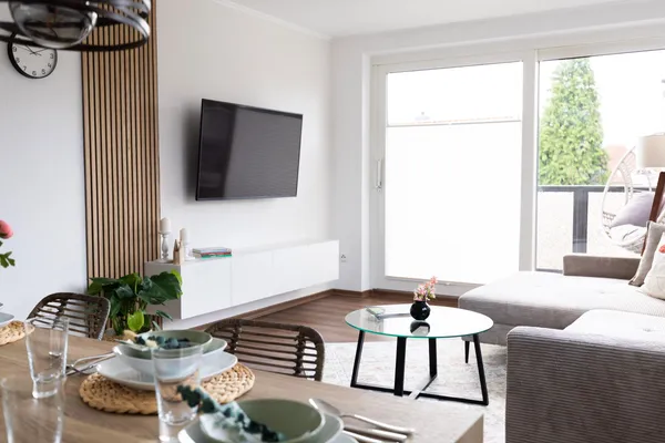 Penthouse – Wohnzimmer, Ferienwohnung in Bad Zwischenahn