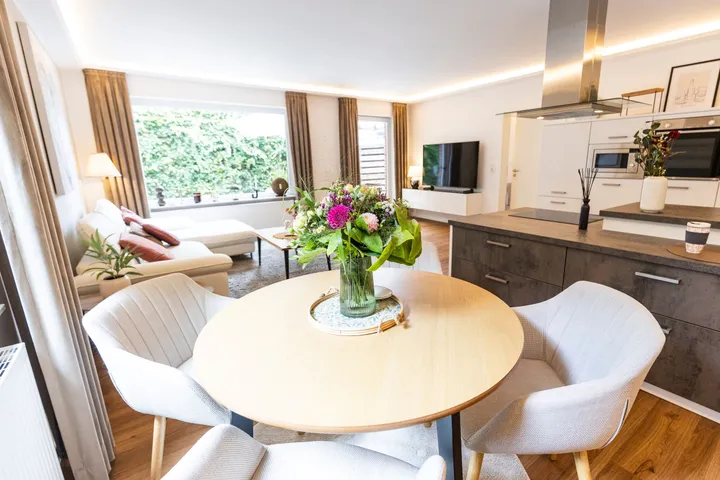 Suite – Wohnzimmer, Ferienwohnung in Bad Zwischenahn